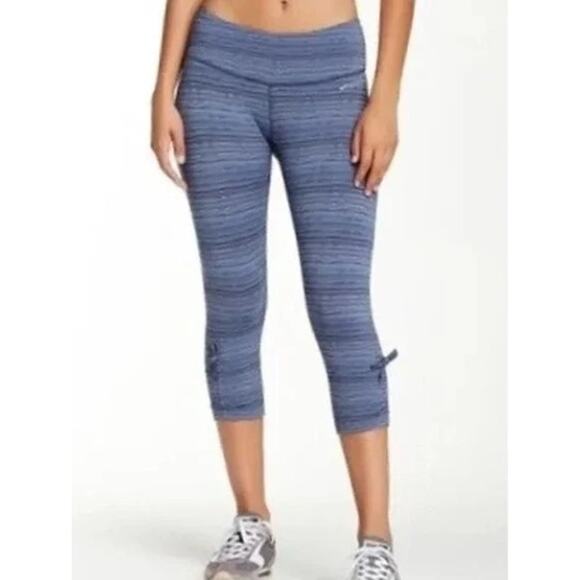 Brooks Urban Run Capri Blue Striped Small - Picture 1 of 11